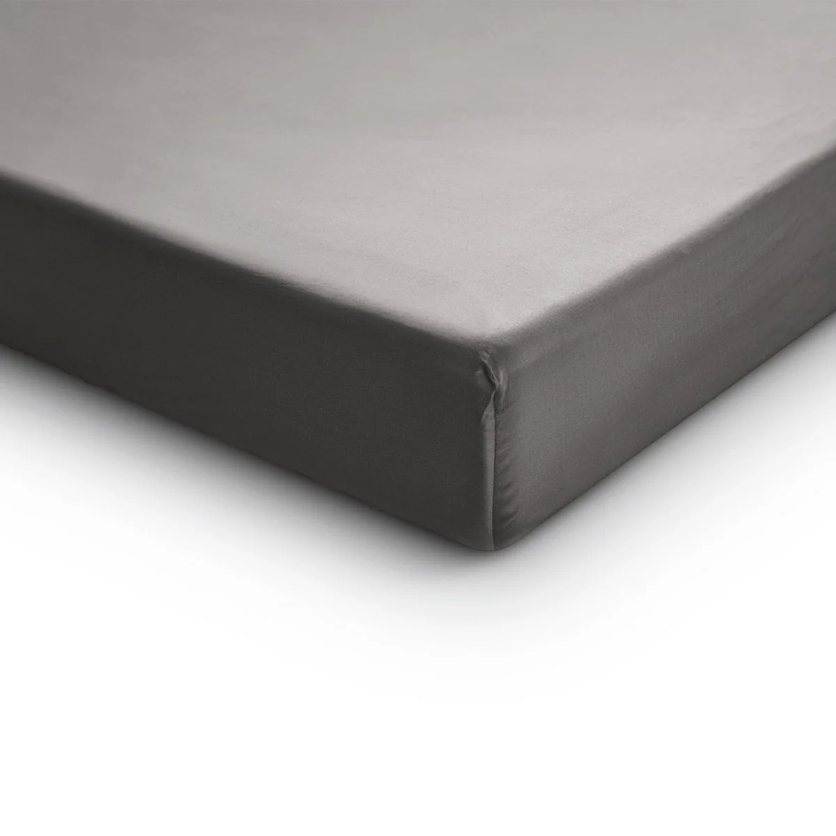 Primaviera Satin Deluxe Spannbettuch Grau - Image 5