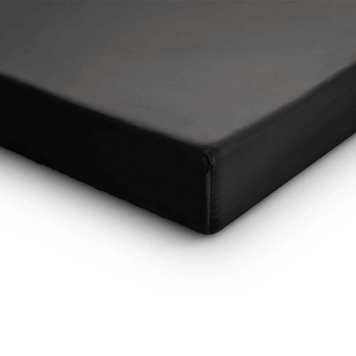 Primaviera Satin Deluxe Spannbettuch Schwarz - Image 5