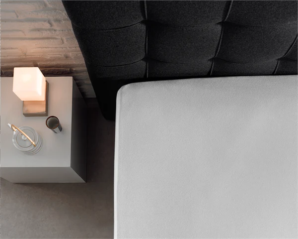 Spannbetttuch Single Jersey Weiß - Image 3