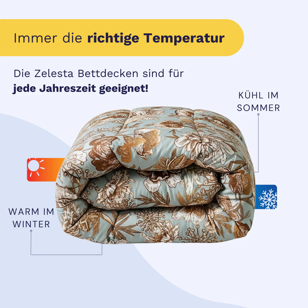 Zelesta Comfort Design Bettdecke - Botanischer Chic - Image 4