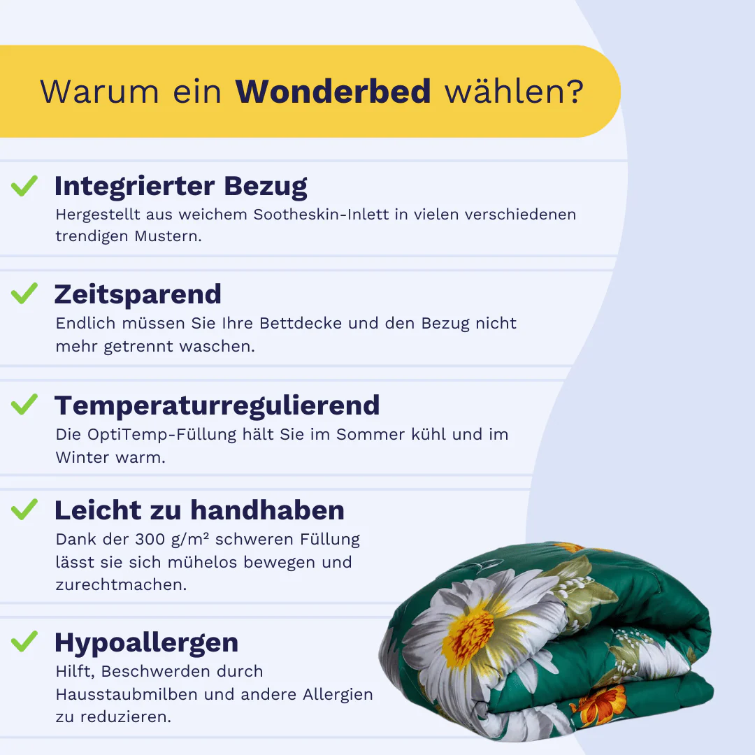 Zelesta Comfort Design Bettdecke - Frühlingsblumen - Image 4