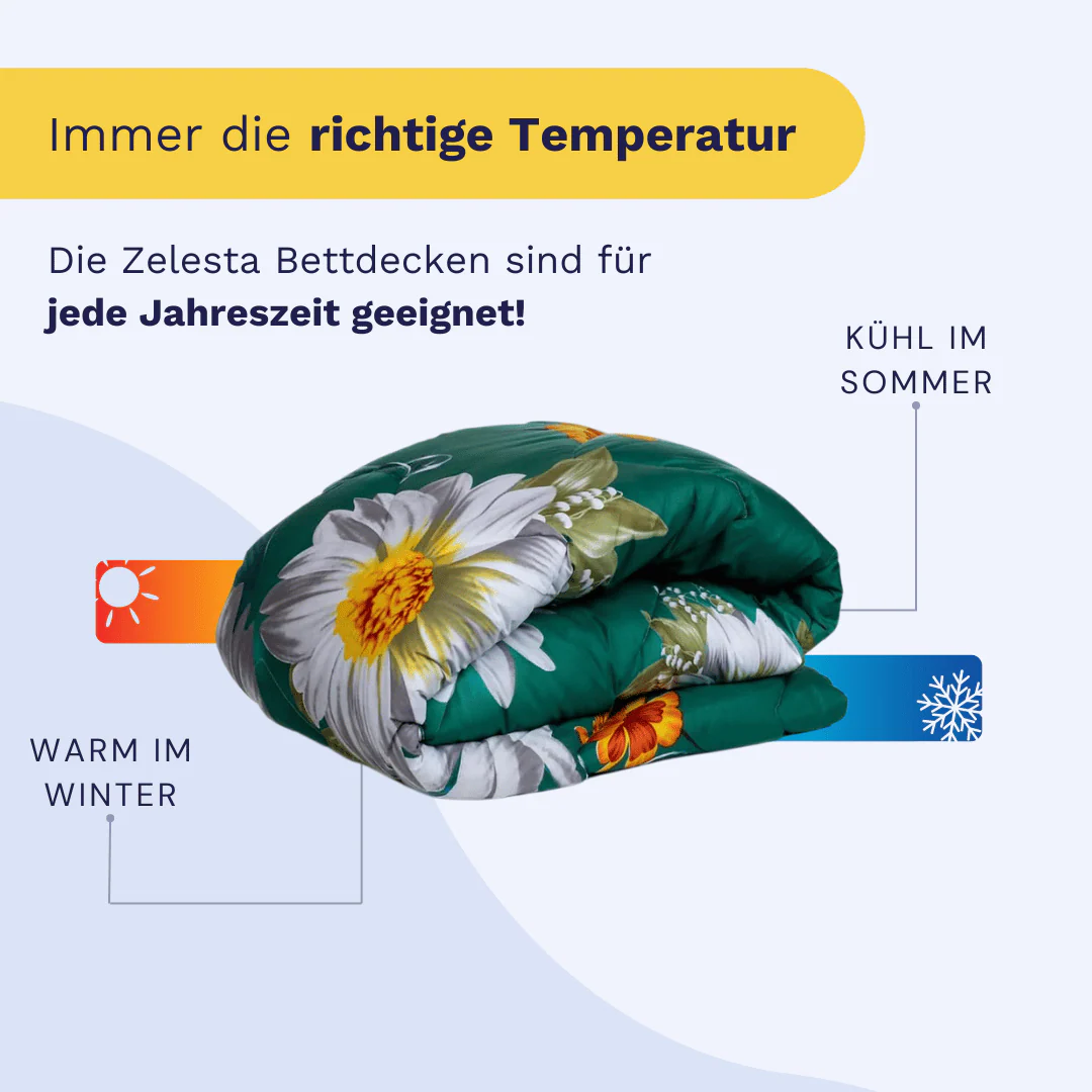 Zelesta Comfort Design Bettdecke - Frühlingsblumen - Image 5