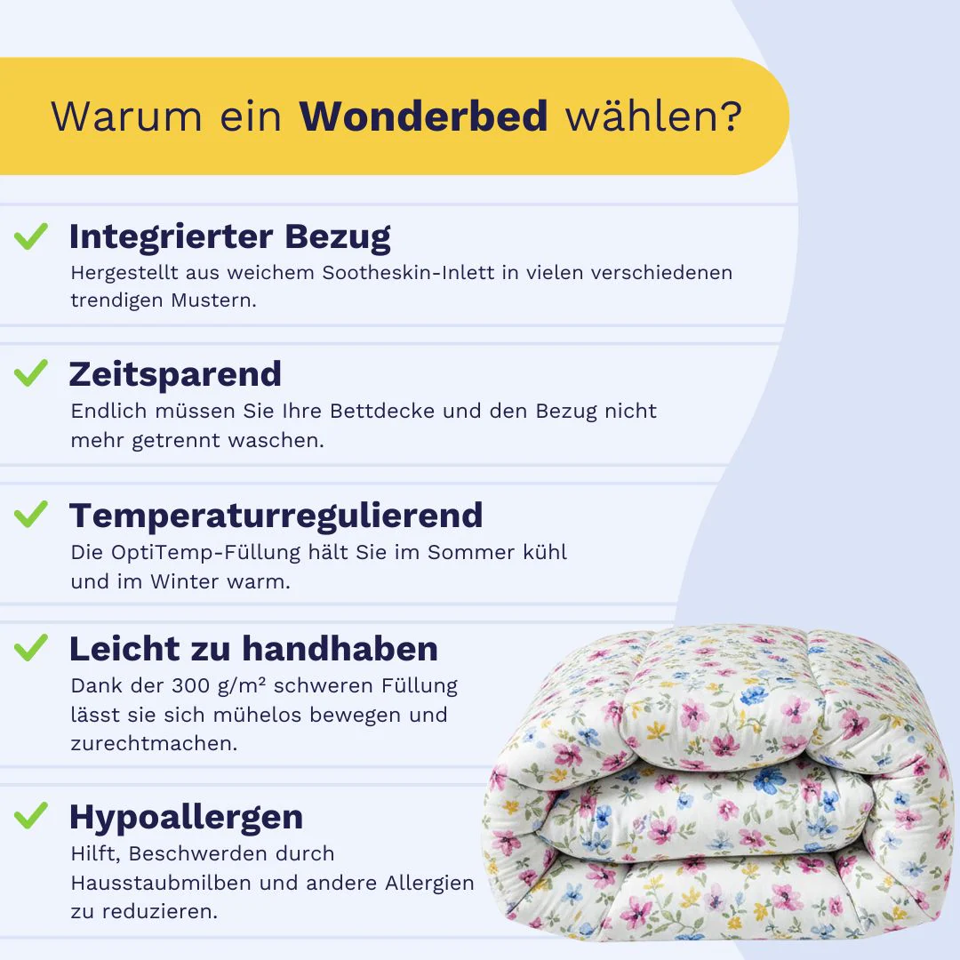 Zelesta Comfort Design Bettdecke - Frühlingsblüte - Image 3