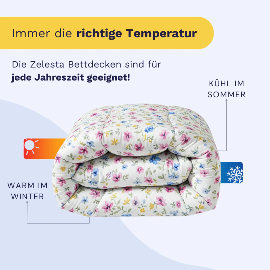 Zelesta Comfort Design Bettdecke - Frühlingsblüte - Image 4