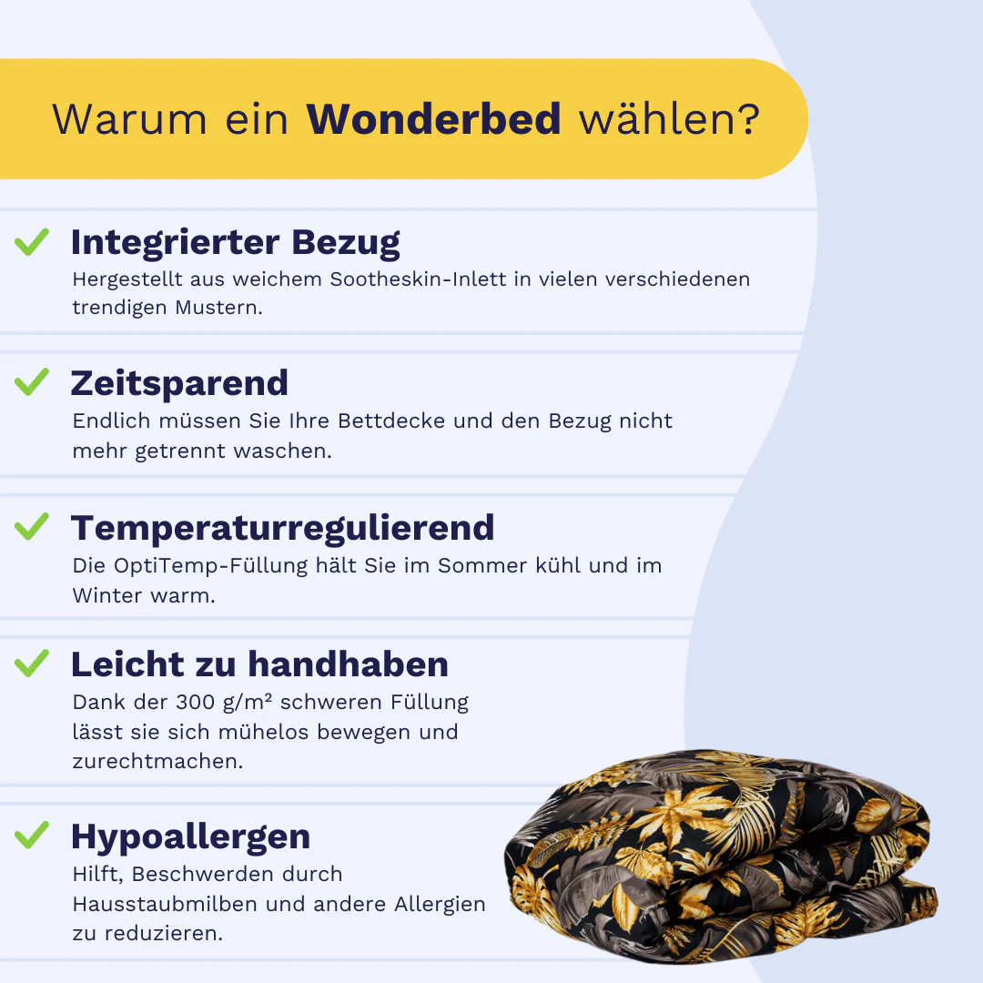 Zelesta Comfort Design Bettdecke - Goldene Blätter - Image 4