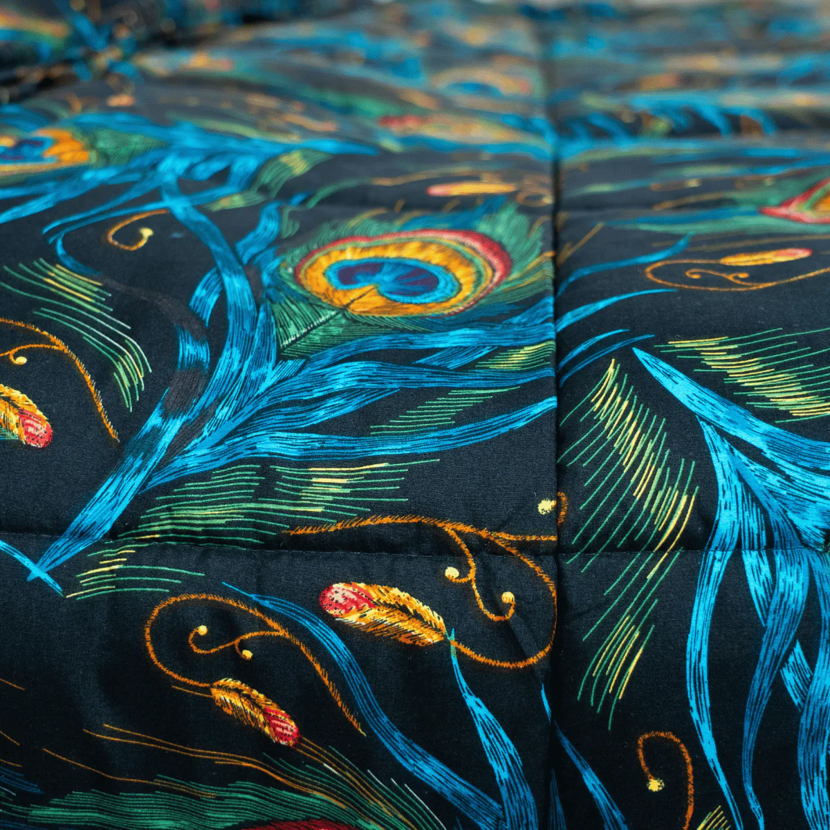 Zelesta Comfort Design Sommerdecke - Peacock Feathers - Image 13