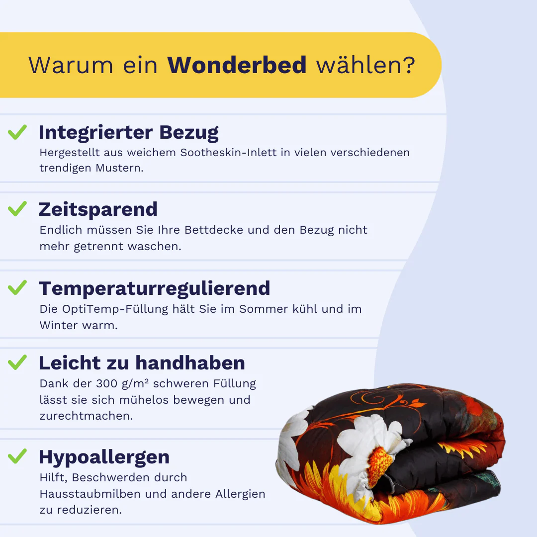 Zelesta Comfort Design Bettdecke - Sommerblumen - Image 4