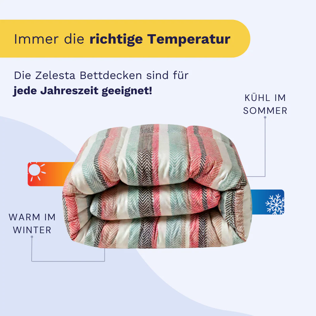 Zelesta Comfort Design Bettdecke - Vintage-Flair - Image 4