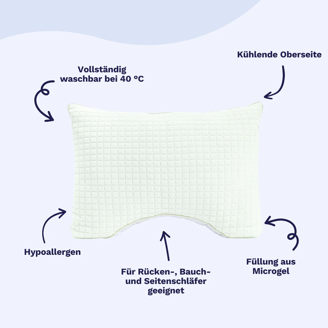 Zelesta Cooling Pillow - Microgel Support 45x65 cm - Image 3