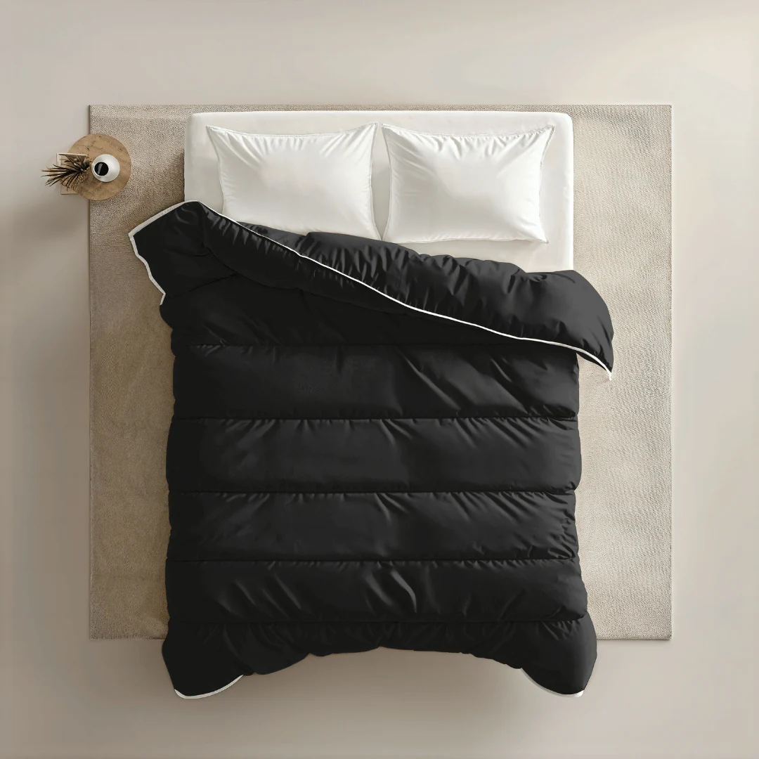 Zelesta Everyday Uni Bettdecke  - Schwarz - Image 3