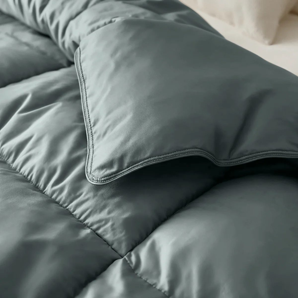 Zelesta Satinbed Baumwolle - Grateful Green - Image 10