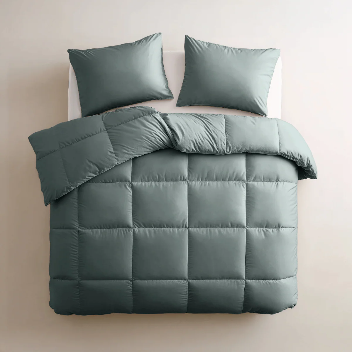 Zelesta Satinbed Baumwolle - Grateful Green - Image 3