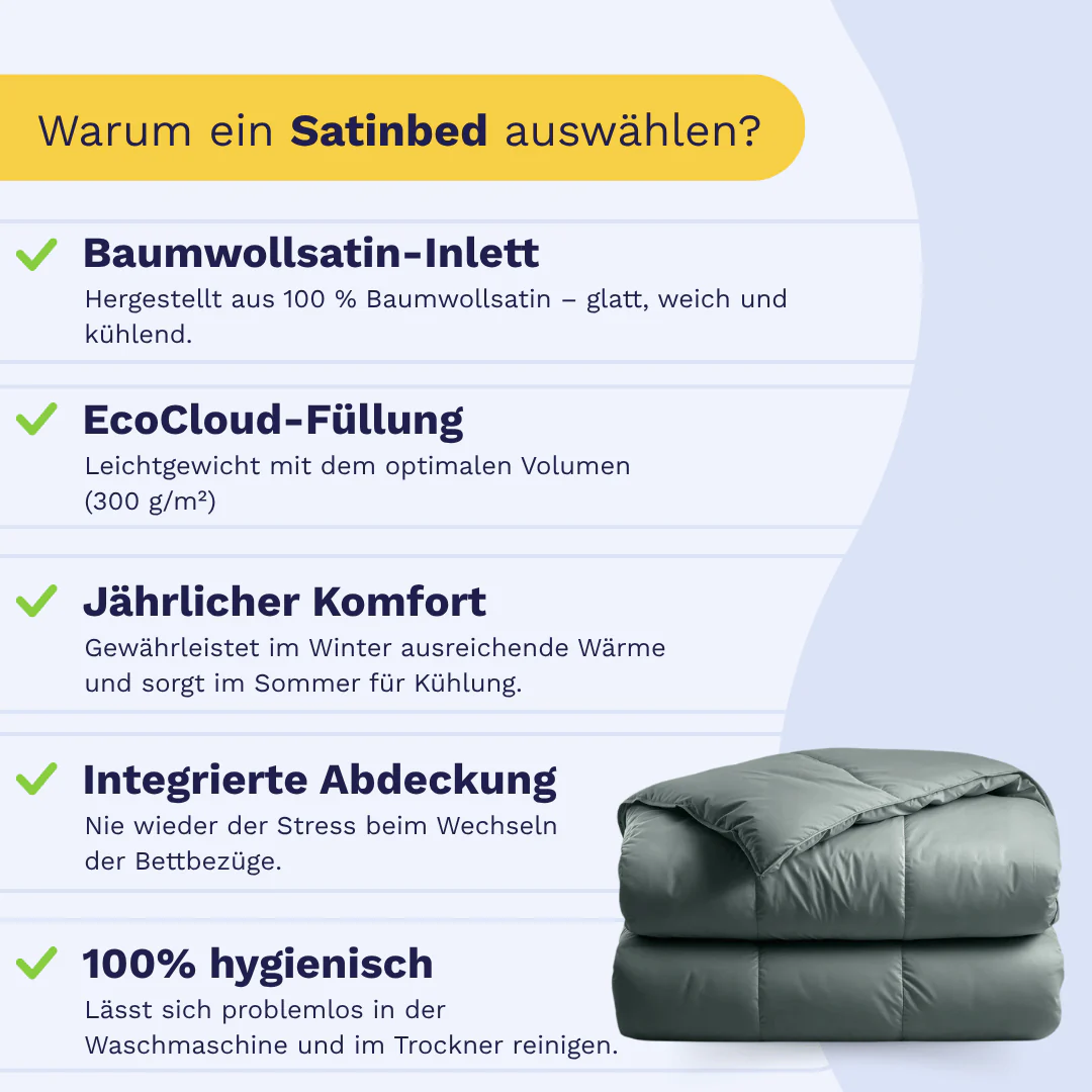 Zelesta Satinbed Baumwolle - Grateful Green - Image 4