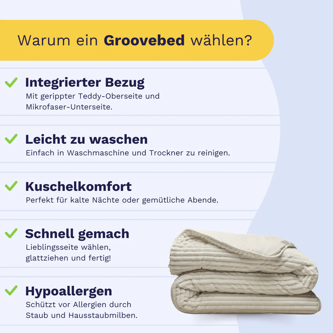 Zelesta Teddy Groovebed - Off White - Image 4