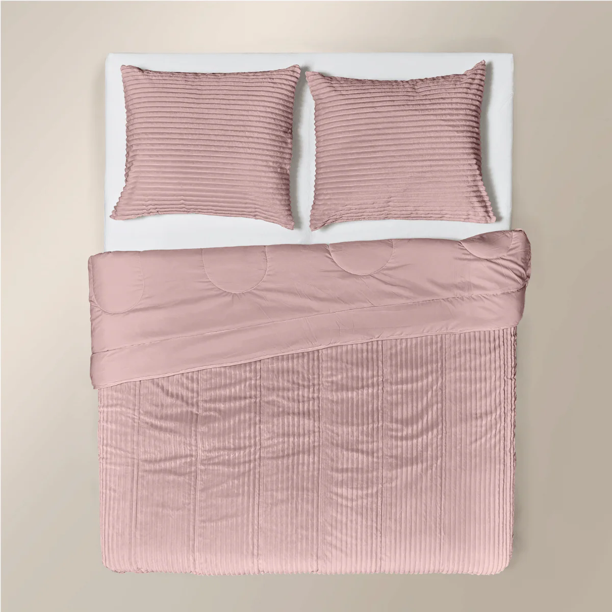 Zelesta Teddy Groovebed - Dusty Pink - Image 12
