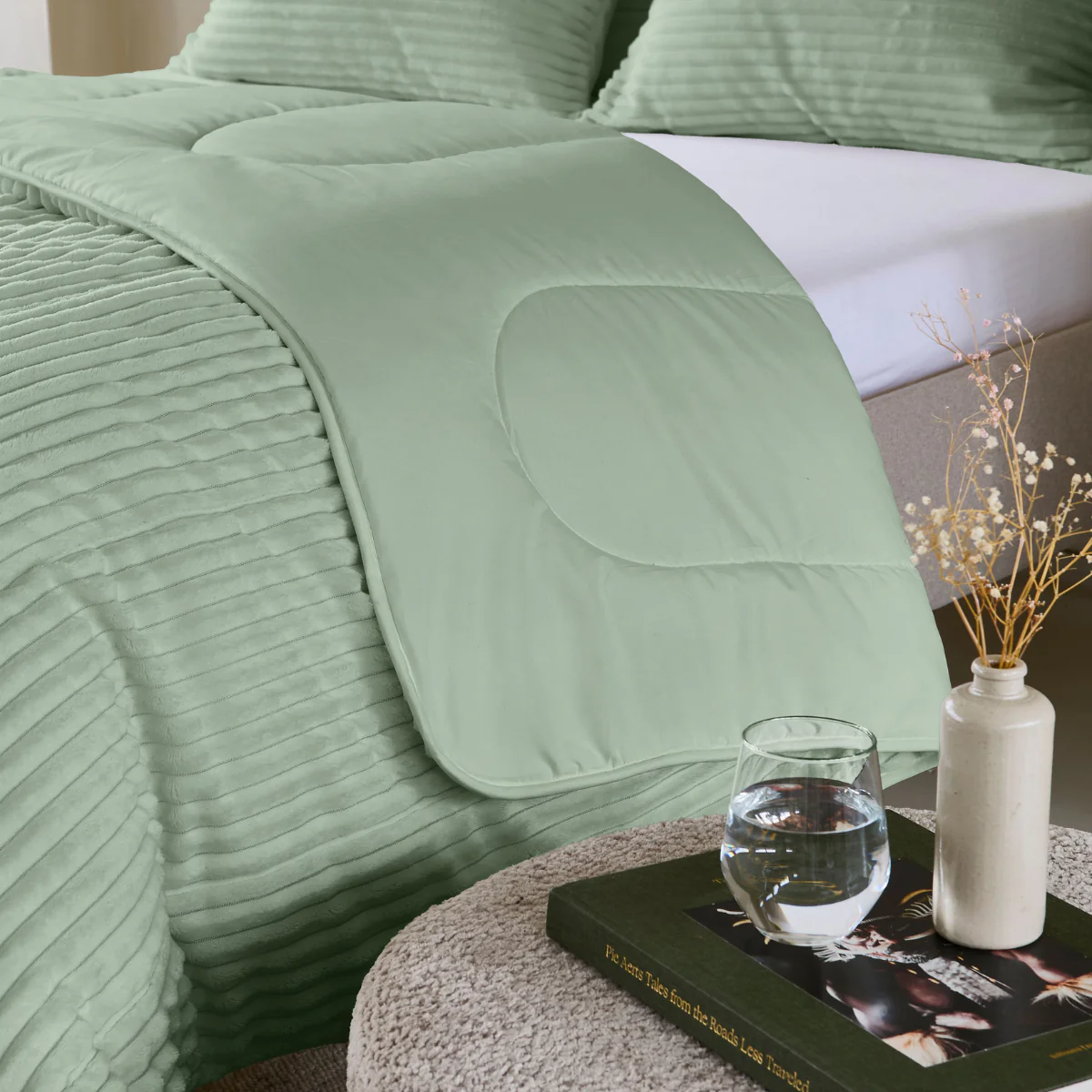 Zelesta Teddy Groovebed - Green - Image 11