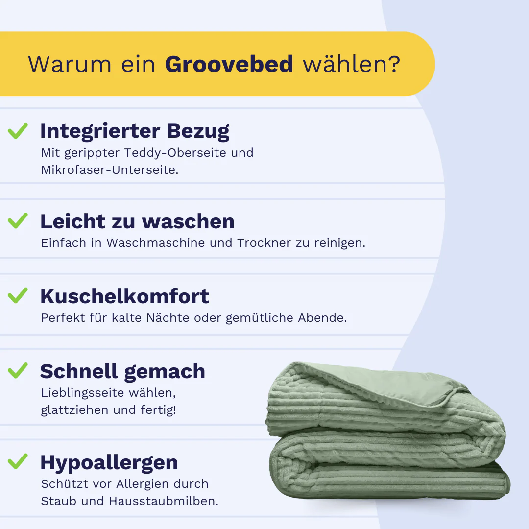 Zelesta Teddy Groovebed - Green - Image 4