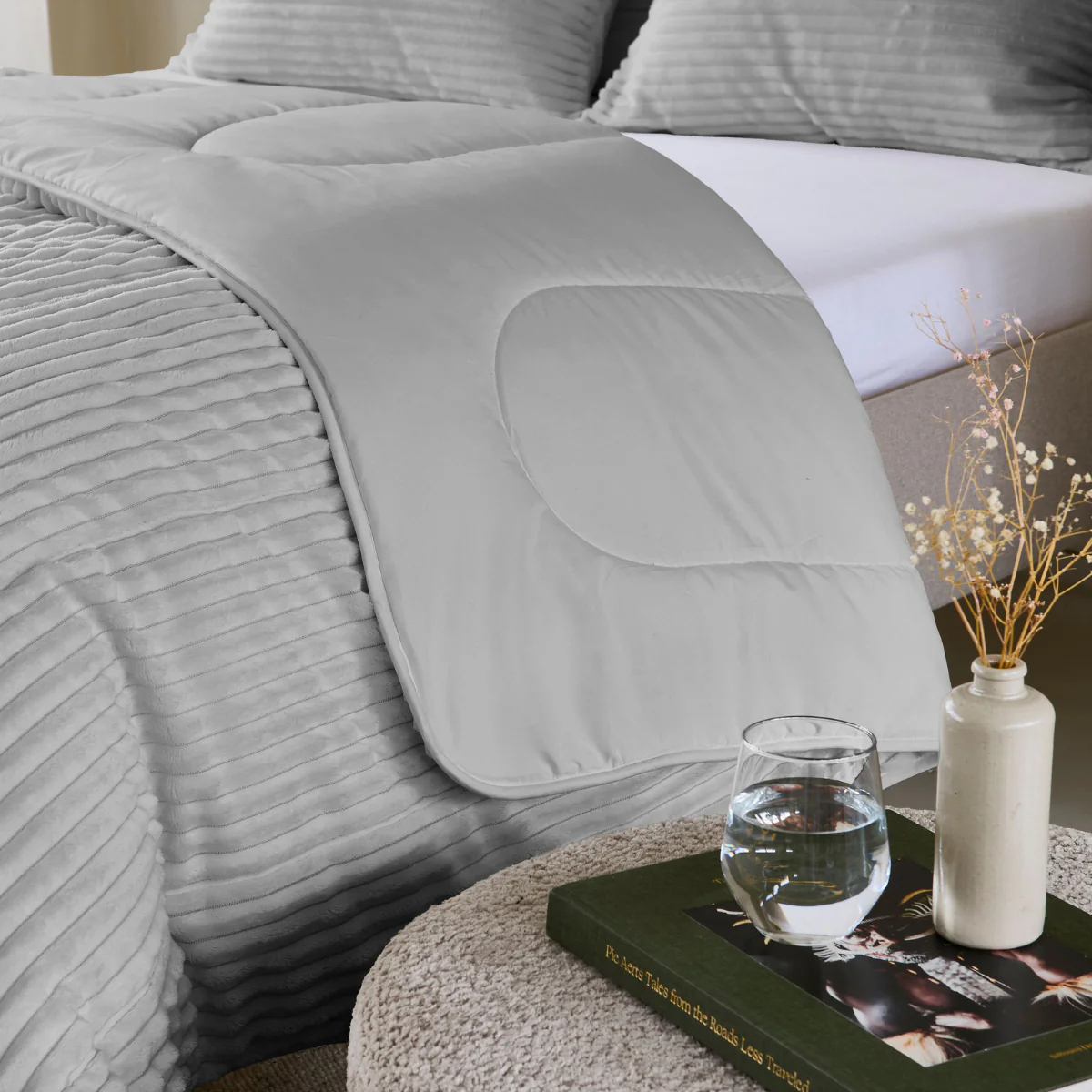 Zelesta Teddy Groovebed - Grey - Image 3