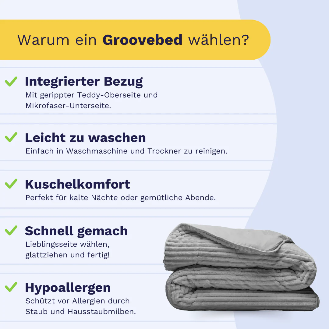 Zelesta Teddy Groovebed - Grey - Image 4