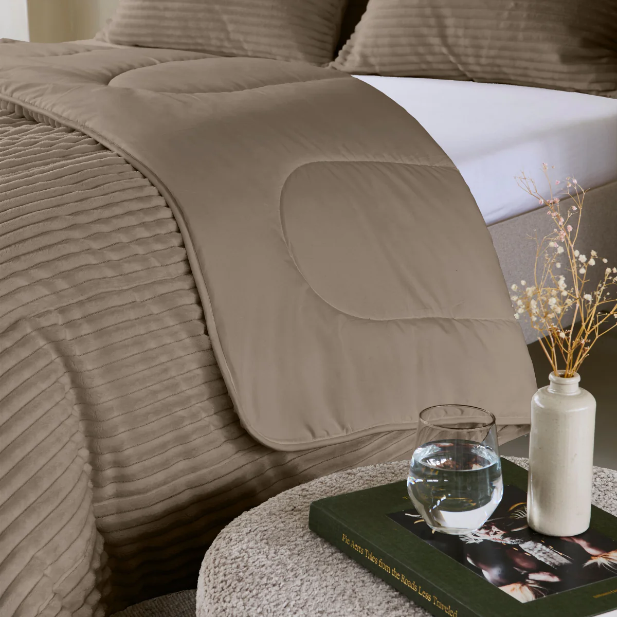 Zelesta Teddy Groovebed - Taupe - Image 3