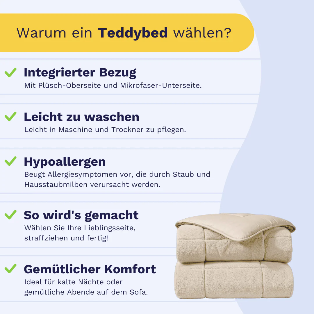 Zelesta Teddybed - Cream - Image 4