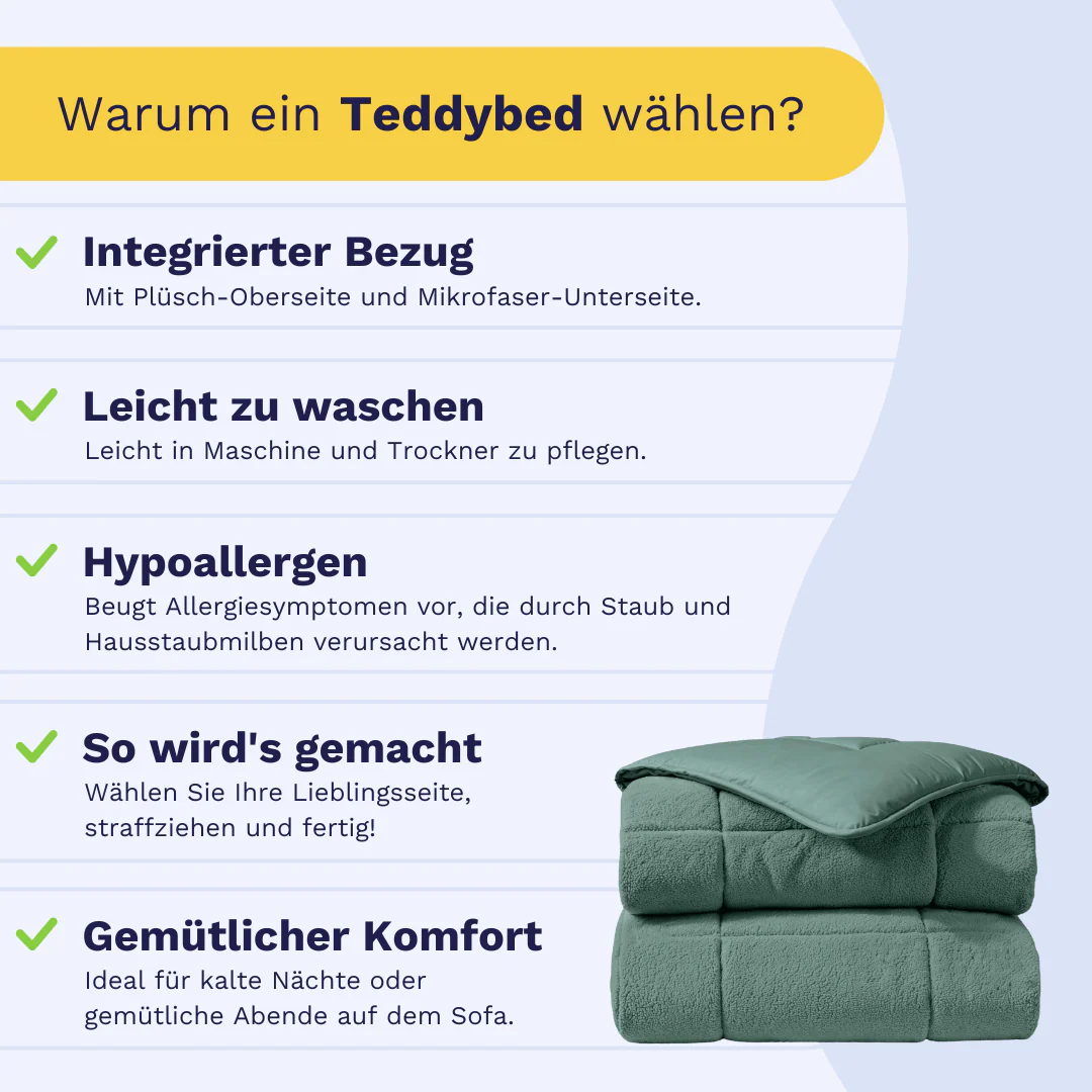 Zelesta Teddybed - Grün - Image 4