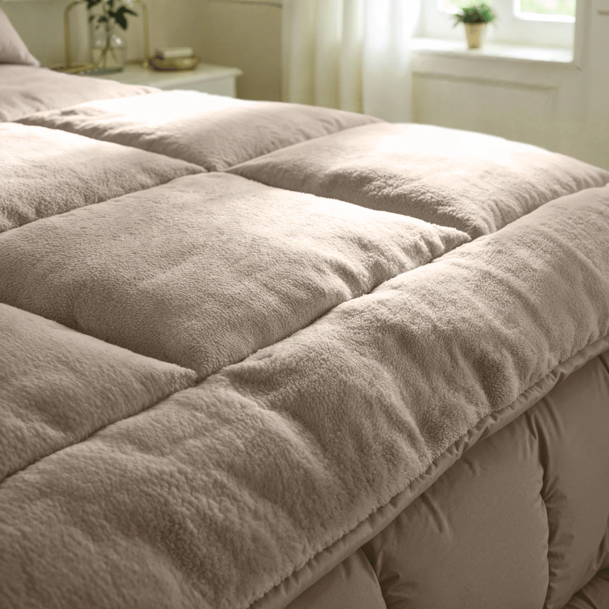 Zelesta Teddybed - Taupe - Image 10