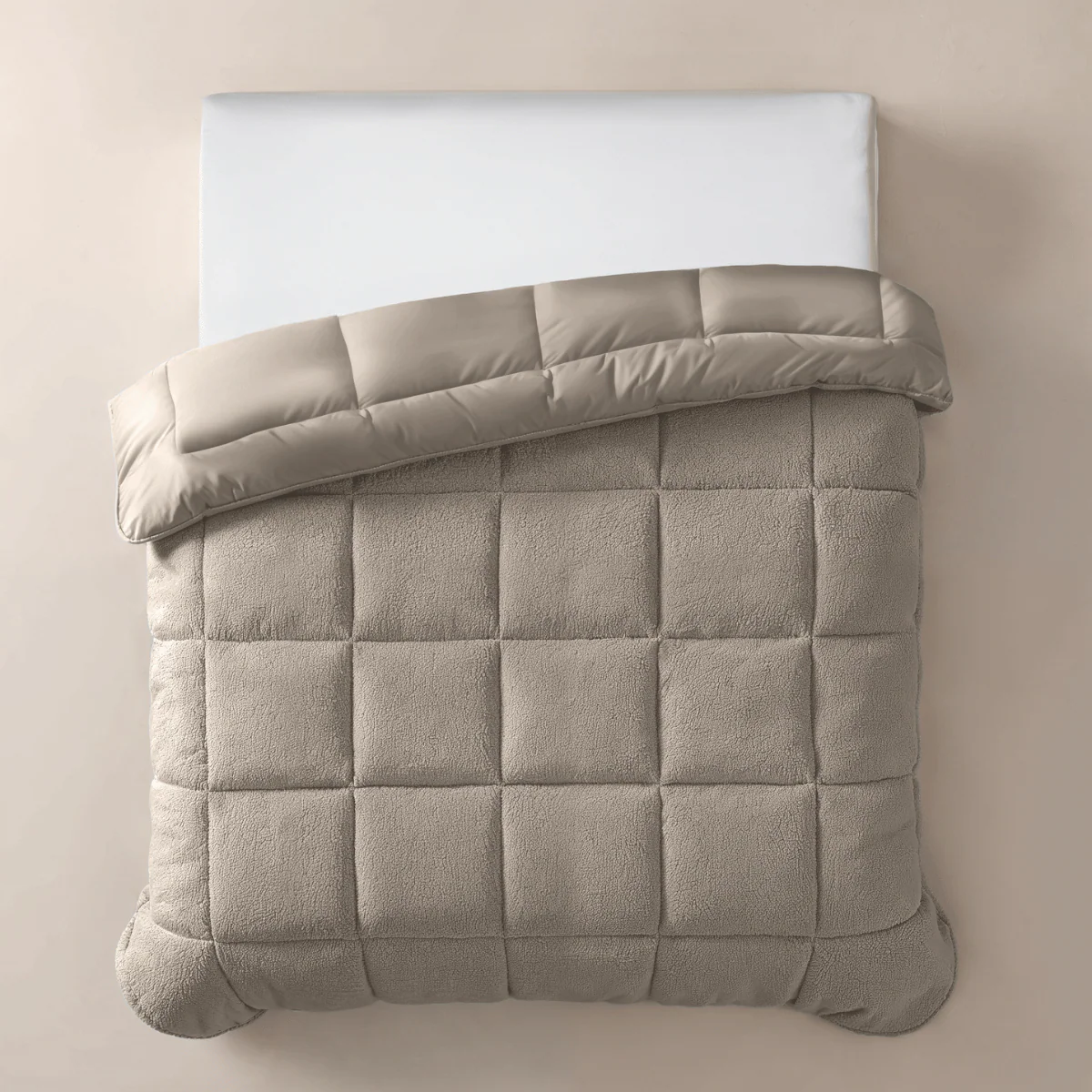 Zelesta Teddybed - Taupe - Image 11