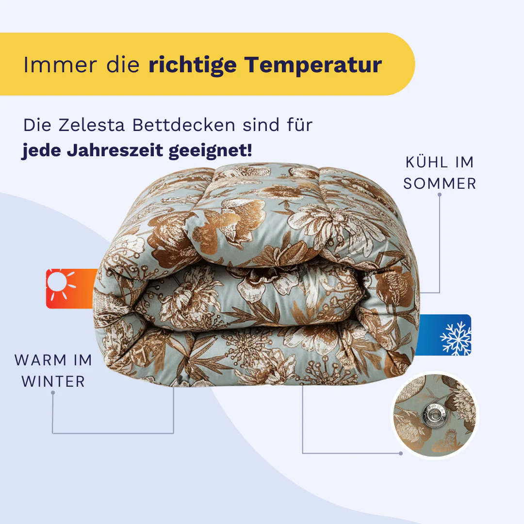 Zelesta Wonderbed 4 Seasons Double - Botanic Chique - Image 4