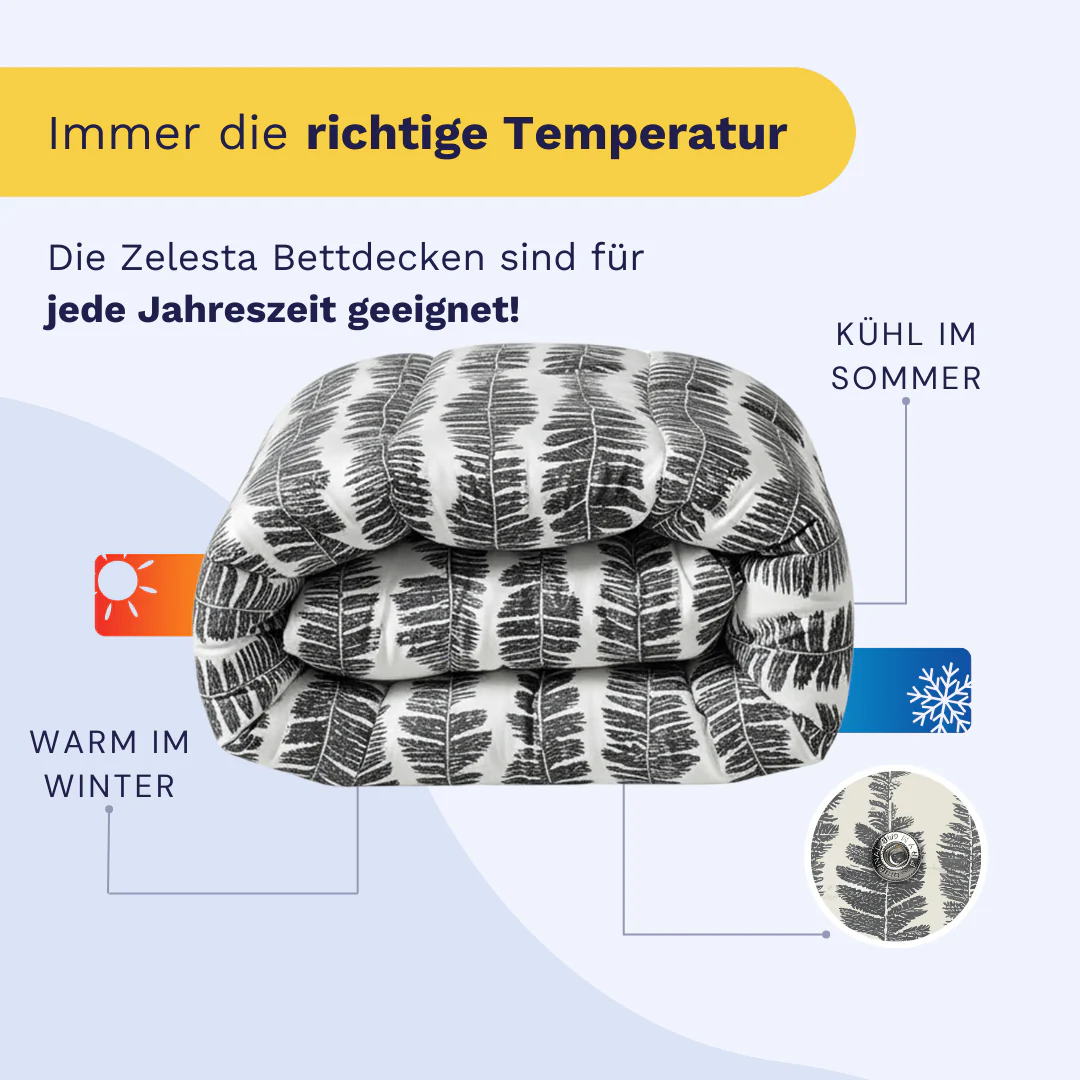 Zelesta Wonderbed 4 Seasons Double - Savanna Feather - Image 4