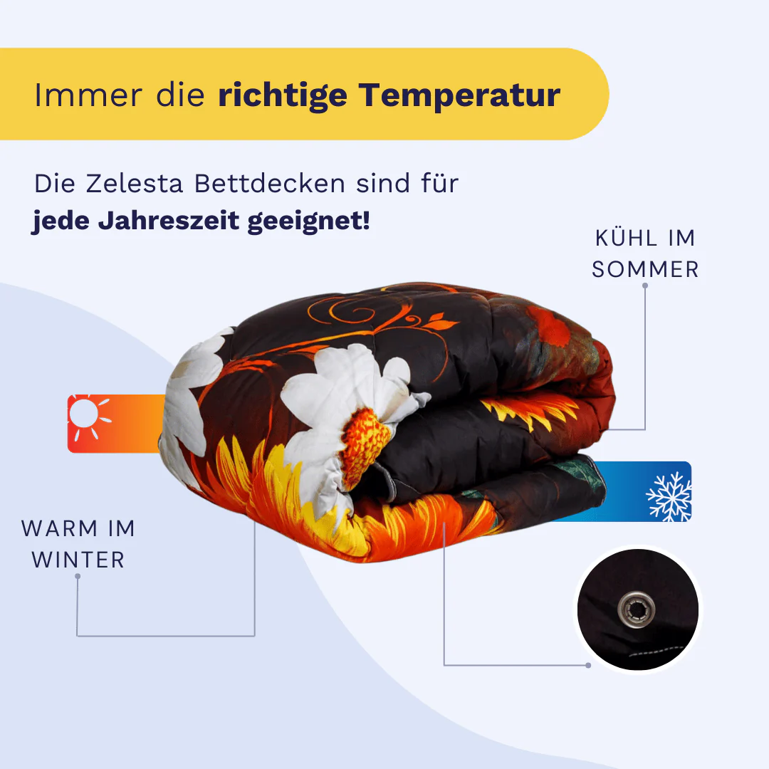 Zelesta Wonderbed 4 Seasons double - Summer Flowers - Image 5