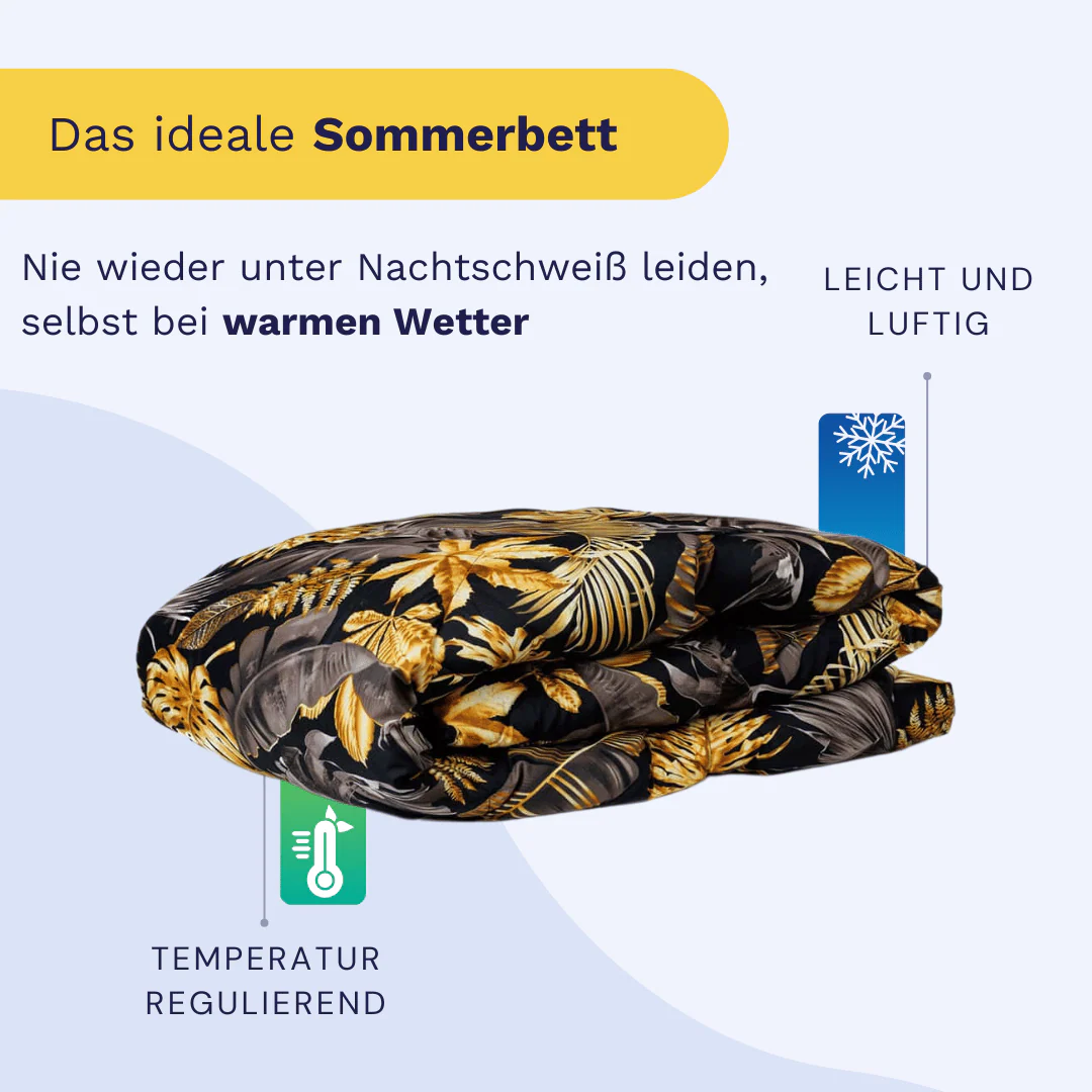 Zelesta Comfort Design Sommerdecke - Golden Leaves - Image 5