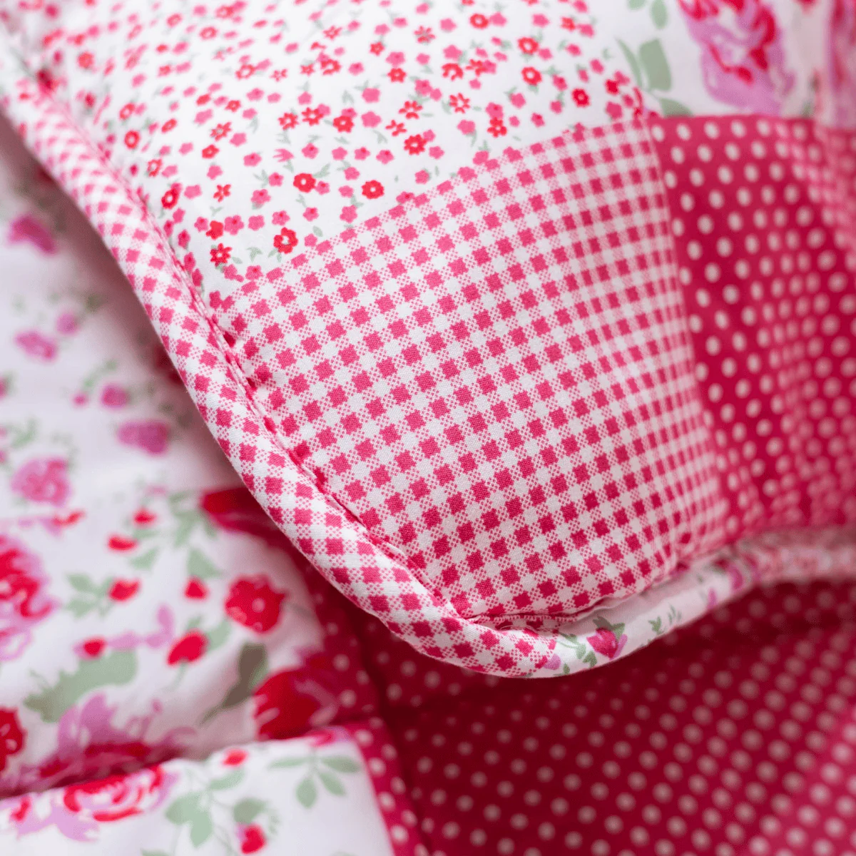 Zelesta Comfort Design Sommerdecke - Patchwork pink - Image 11