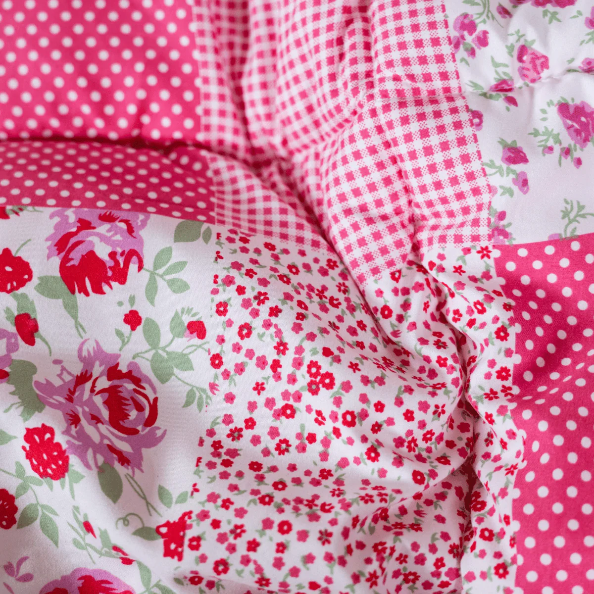 Zelesta Comfort Design Sommerdecke - Patchwork pink - Image 13