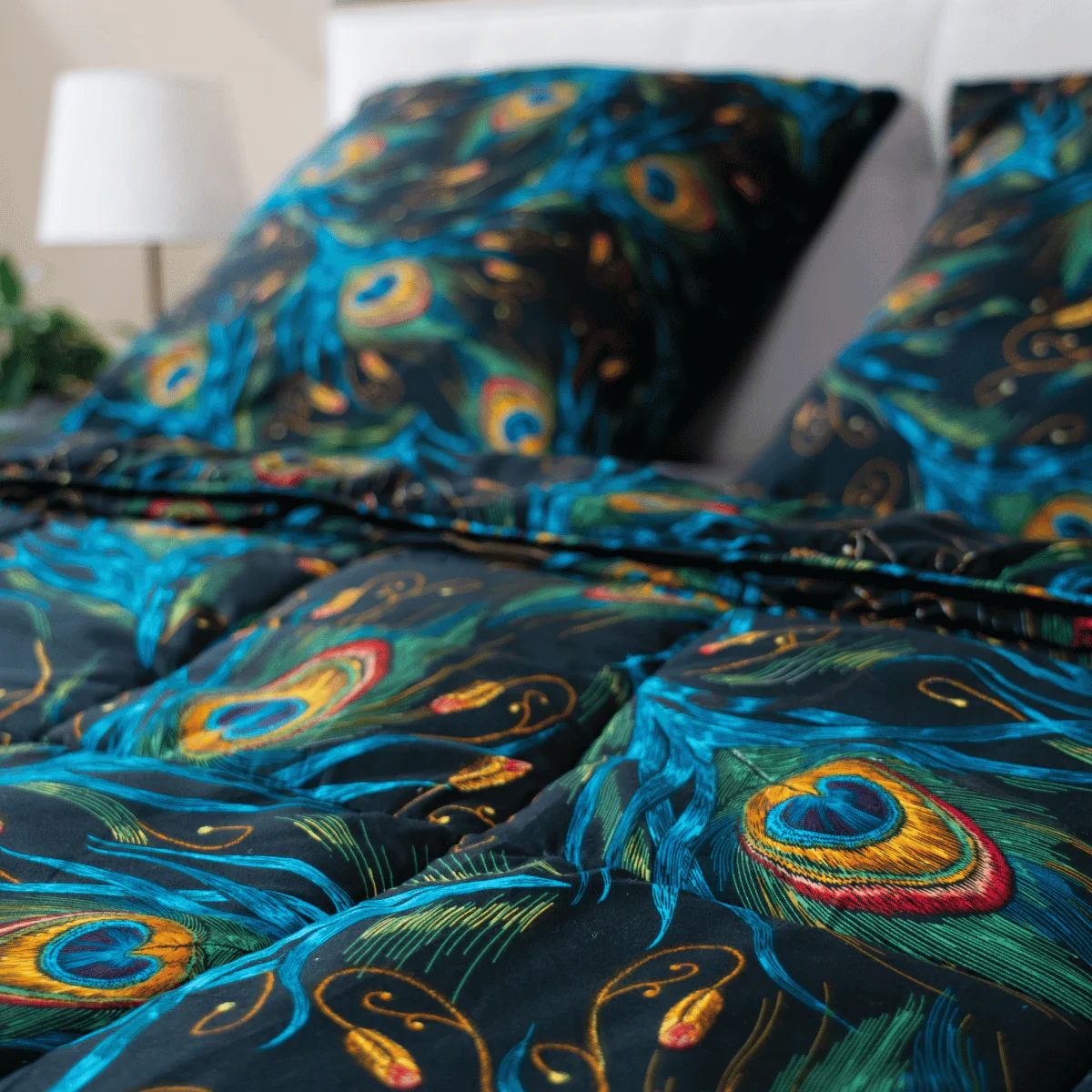 Zelesta Comfort Design Sommerdecke - Peacock Feathers - Image 10